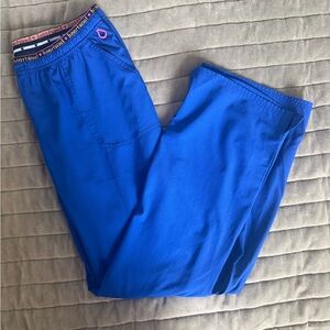 Women’s HeartSoul Blue Scrub Pants